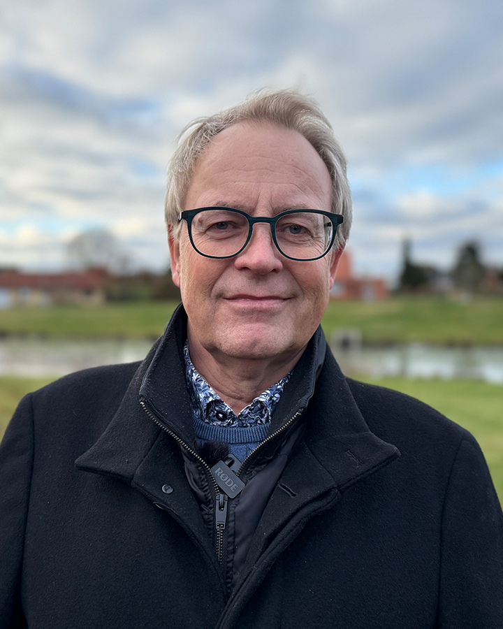 Foto af Mogens Lindhard, der er kandidat til forbrugervalg 2025
